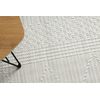 Alfombra Nano Em52a Diamantes, Bucle, Tejido Plano Blanco 120x170 Cm