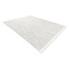 Alfombra Nano En14a Diamantes, Bucle, Tejido Plano Blanco 80x150 Cm