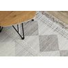 Alfombra Nano Eo61a Diamantes, Bucle, Tejido Plano Gris / Blanco 180x270 Cm