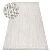 Alfombra Nano Eo78c Melange, Bucle, Tejido Plano Gris / Blanco  180x270 Cm