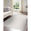 Alfombra Nano Eo78c Melange, Bucle, Tejido Plano Gris / Blanco  180x270 Cm