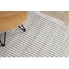 Alfombra Nano Fh72a Melange, Bucle, Tejido Plano Gris 180x270 Cm