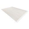 Alfombra Nano Fh72a Melange, Bucle, Tejido Plano Blanco 80x150 Cm