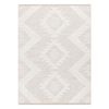 Alfombra Eco Sisal Boho Moroc Diamantes 22312 Franjas - Estructural Be 117x170 Cm