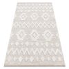 Alfombra Eco Sisal Moroc 22319 Rombos Boho Flecos - Estructural Beige  117x170 Cm