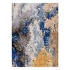 Alfombra Lavable Miro 51774.802 Abstração Antideslizante - Azul / Be 140x190 Cm