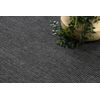 Alfombra Mimo 5979 Circulo Sisal Exterior Marco Color Negro Circulo 200 Cm