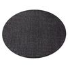 Alfombra Mimo 6272 Circulo Sisal Exterior Color Negro Circulo 200 Cm