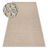 Alfombra Origi 3561 Beige - Hilo De Sisal Tejido Plano 116x170 Cm