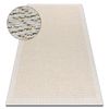 Alfombra Origi 3726 Crema - Zigzag Hilo De Sisal Tejido Plano 175x270 Cm