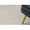 Alfombra Origi 3726 Crema - Zigzag Hilo De Sisal Tejido Plano 175x270 Cm