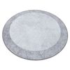 Alfombra Lavable Miro 51648.802 Circulo Mármol Antideslizante - Gris  Circulo 120 Cm