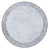 Alfombra Lavable Miro 51648.802 Circulo Mármol Antideslizante - Gris  Circulo 120 Cm