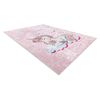 Alfombra Lavable Junior 51855.804 Unicornio, Nubes Para Niños Antides 200x290 Cm