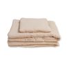 Set Nórdico 2 Piezas Con Relleno Minicuna Y Capazo 75x95 + Almohada 30x40 Cm Beige Muslin Baby