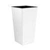 Macetero Zanvic Urbi 26,6l De Plástico Fower Pot Con Interior Liner 27x27x50 Cm Blanco