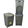 3 Cubos De Reciclaje Plástico Prosperplast Sortibox 105l Gris