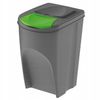 3 Cubos De Reciclaje Plástico Prosperplast Sortibox 105l Gris
