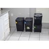 Set De 4 Cubos De Basura Keden Sortibox Papelera Reciclaje, Gris, Volumen 4x35l