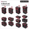 Caja Modular De Herramientas Con Ruedas Kistenberg X Block Set 38 Cm