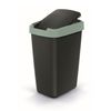 Keden Compacta Q Contenedor De Basura, Papelera De 12 Litros Color Verde