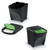 Juego De Cubos De Reciclaje Keden Sortibox 3x25l Negro