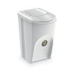 Set De 4 Cubos De Basura Keden Sortibox Papelera Reciclaje, Blanco Roto, Volumen 4x35l