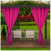 Cortina De Exterior Jardin 155x200cm, 2ud Para Terraza/balcón, Rosa