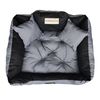 Cama Grande Para Perros Y Gatos 75 X 65 Gris Oscuro - Kingdog Talla M