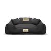 Cama Para Perro 75x65 Cm Color Negro Kingdog