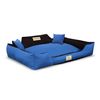 Cama Para Perro O Gato 115x95 Cm  Color Azul/negro Kingdog