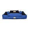 Cama Para Perro O Gato 115x95 Cm  Color Azul/negro Kingdog