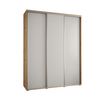 Armario Corredero Davos 1 200x235x45 Artesano/blanco/plata