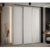 Armario Corredero Davos 1 200x235x45 Blanco/blanco/plata