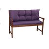 Cojines Para Columpio De Jardín| Cojín Para Banco Morado| 120x50x7+ 120x50cm| Cojín Exterior| Almohada Decorativa Impermeable| "mix"