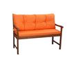 Cojín Para Banco 120x60x7+ 120x50cm| Color Naranja| Cojín Exterior| Cojines Para Columpio De Jardín| Cojín Para Muebles De Jardín| Almohada Impermeable