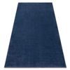 Alfombra De Lavado Moderna Lindo Azul Oscuro, Antideslizante, Peluda 140x190 Cm