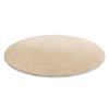 Alfombra De Lavado Moderna Lindo Circulo Beige, Antideslizante, Peluda Circulo 150 Cm