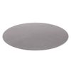 Alfombra De Lavado Moderna Lindo Circulo Gris, Antideslizante, Peluda Circulo 120 Cm