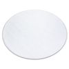 Alfombra De Lavado Moderna Lindo Circulo Blanco, Antideslizante, Pelud Circulo 120 Cm