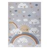 Alfombra Bono 8437 Nubes, Cielo, Gris Claro / Crema 180x270 Cm