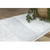 Alfombra De Baño Synergy, Glamour, Antideslizante, Suave - Lurex Blan 50x80 Cm