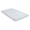 Alfombra De Baño Synergy, Glamour, Antideslizante, Suave - Lurex Blan 60x100 Cm