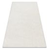 Alfombra Buenos 7001 Shaggy Liso, De Un Solo Color Blanco 80x150 Cm