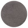 Alfombra Buenos Circulo 6646 Shaggy Liso, De Un Solo Color Gris Circulo 100 Cm