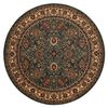 Alfombra De Lana Kashqai 4362 410 Circulo Ornamento Verde / Beige Circulo 160 Cm