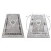 Bliss Z160az246 Alfombra Gris Oscuro / Gris - Marco, Griego, Exclusivo 180x270 Cm