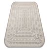 Alfombra Pearl 53132b Beige / Crema - Geométrico Exclusiva, Estructur 192x290 Cm