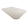 Alfombra Pearl 53132b Beige / Crema - Geométrico Exclusiva, Estructur 192x290 Cm