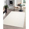 Alfombra Pearl 51321a Crema - Geométrico Exclusiva, Estructural 154x230 Cm